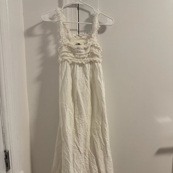 Mango White maxi sundress, Size 2 - Picture 1 of 6